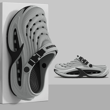 Outdoor Beach Thick Bottom Sandals Men 2026 Summer Eva Soft Sole Platform Clogs Men Comfortable Non Slip Sport Sandals Couple
