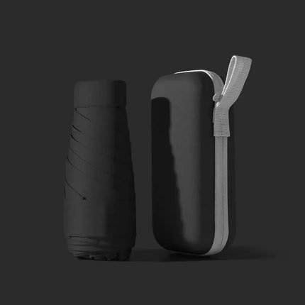 UPF50+ Mini Compact Pocket Umbrella For Women Light 5 Folding Sun Protection Sun Rain Small Card Bag Portable Umbrellas New