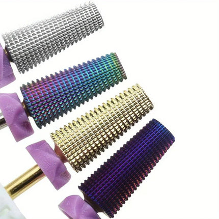 5in1 2XF Tungsten Steel Nail Drill Bits，Multi-Functional Carbide With High Hardness For Long-Term Gel Rem