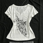 WHITE / L