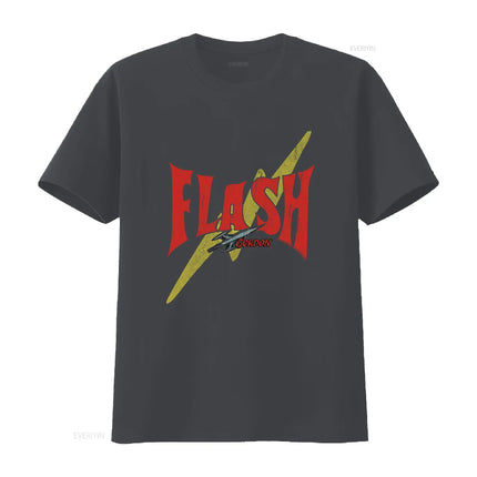 Flash Gordon T Shirt with Bold Lightning Bolt Design Perfect for Sci Fi Fans vintage Washed homme Stylish Slightly