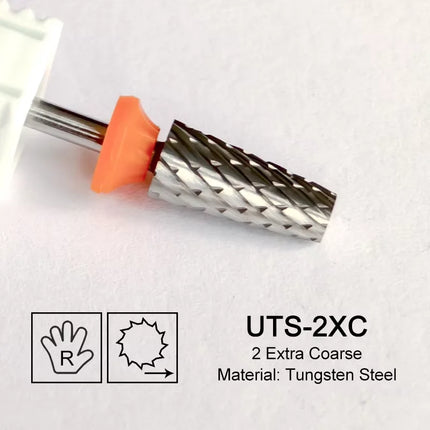 Tapered Barrel Nail Drill Bits Carbide Nails Grinding Head Milling Cutter 4XC Hard Soft Gel Removal Polishing DIY Tools