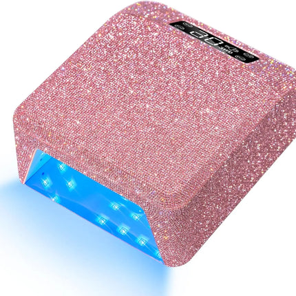 Rechargeable Nail Lamp lampara para unas brillantes 96W Diamond Nail Lamp Quick Drying Curing Lamp with 39 LEDs &HD Display