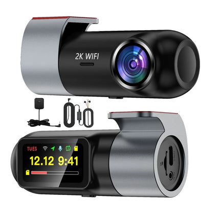 HD 2K WIFI/GPS Dash Cam 24H Parking Mode 2560 X 1440 Car DVR Support 256GB Max G-Sensor Loops Recording Dashcam for Vehiles