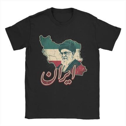 Graphic Printing We Love You Ayatollah RIP 1939-2026 IRAN Ali Khamenei  T Shirt For Unisex  Cotton Tee Shirt Short Sleeve Tops