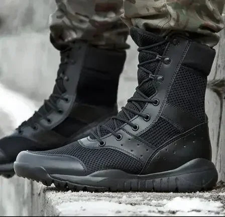 New 35-47 Size Men Women Ultrallight Outdoor Climbing Shoes Tactical Training  Boots Summer Breathable Mesh Hiking Desert Boot
