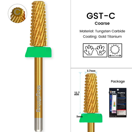 Tapered Barrel Nail Drill Bits Carbide Nails Grinding Head Milling Cutter 4XC Hard Soft Gel Removal Polishing DIY Tools