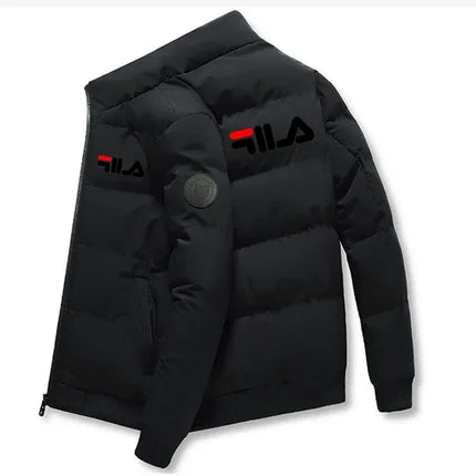 New 2026 Autumn/winter Men's Short Jacket, Fashionable Outdoor Casual Stand-up Collar Zipper Men's Cotton-padded Jacket