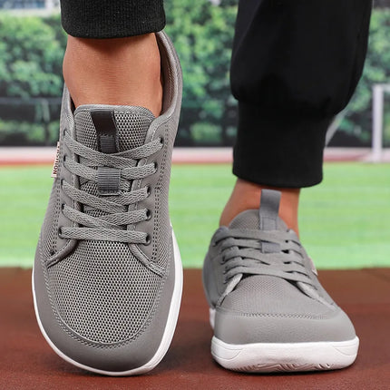 Men's Wide Barefoot Shoes New Fashion Outdoor Running Sneakers Minimalist Large Trendy Mesh Casual Walking Shoes Hot Selling