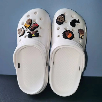 Woman Slippers With Halloween Charms Sandals Women Flip Flops Designer Shoes White Black Clogs Beach Comfortable Platform Mules