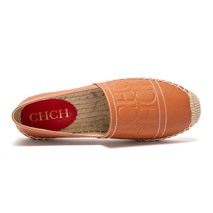 CHCH Women's Beach Shoes 2025 New Anti slip Handmade Hemp Bottom Flat Shoes Mommy Gift Casual Shoes