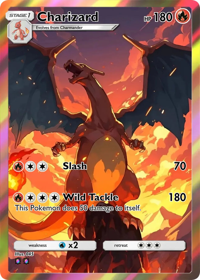 Potdemiel Pokémon-Karten Glurak Seltene Holo-Karte PTCG Sammelkarten Spielkartenset Sammlerstücke Pokémon Glurak-Karten Geschenk