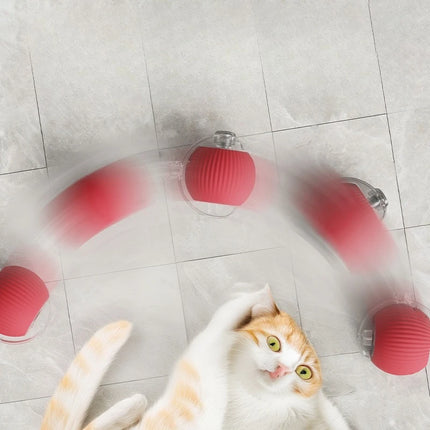 Automatic Interactive Ball Cat Toys  Rolling Ball Rolling Ball Electric Dog and Cat Training to Imitate Rat Rechargeable Product