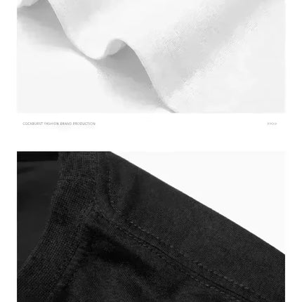 Minimalist Korean Text Graphic T-Shirt Simple Hangul Letter Print Tee 2026 Summer Casual Aesthetic Daily Men's Women's T Shirt