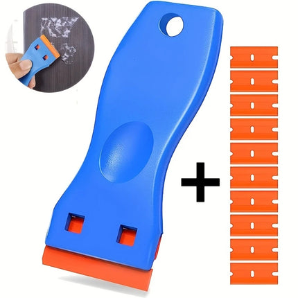 1Set Car Sticker Remover Multipurpose Plastic Small Paint Automotive Film Applying Tool Household Glass Cleaning - product im