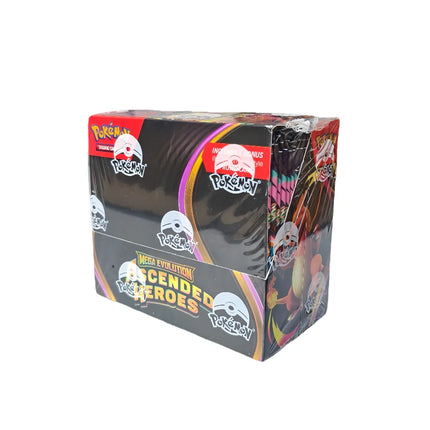360Pcs English Pokémon TCG: Mega Evolution Ascended Heroes Booster Box Pokemon trade card 36 Pack Box Children's gift Toys