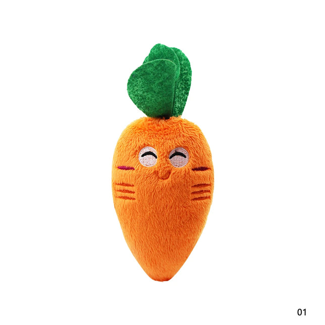 1Pc Pet Toys Fruit Animals Cartoon Dog Toy Stuffed Squeaking Cute Plush Puzzle for Dogs Cat Chew - product image 17
