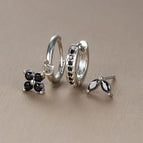 Silver-Black-3pcs