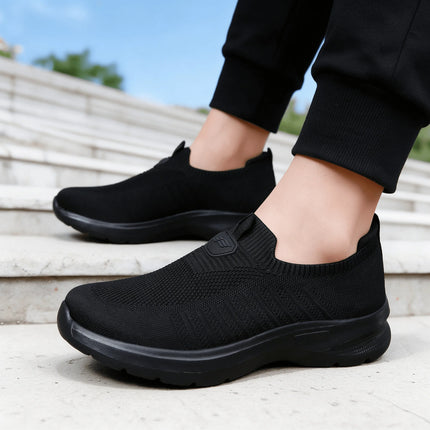 Autumn Men Slip On Walking Shoes Fashion Casual Sneakers Outdoor Breathable Athletic Footwear Lightweight Zapatillas De Hombre