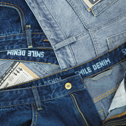 Maden Washed Denim Jeans 12.8 oz Retro Loose Straight Trousers Baggy Pants Oversize 28-38 Fashion Men’s Clothes 2 Colors