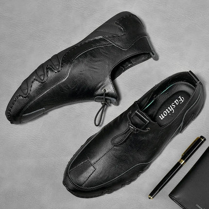 Men Sneakers Shoes Luxury Brand Casual Leather Sports Shoes for Men 2026 Loafer Comfortable Walking Moccasins Designer Shoes
