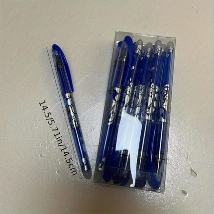 Boxed Multicolor Erasable Gel Pens, Medium Tip 0.5mm, Smooth Writing, Suitable for Office and Everyday Use, Christmas Present