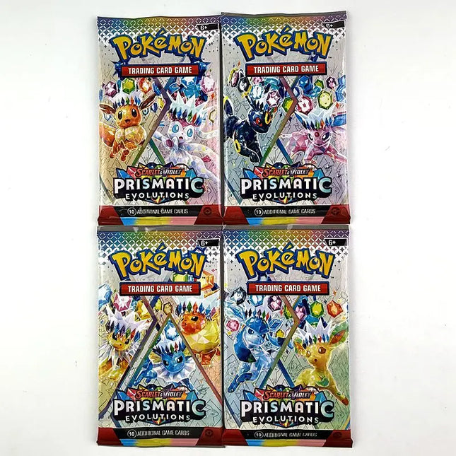 10/20 Pcs Pokémon-Karte Prismatic Black Bolt White Flare Booster Englisches Kampf-Pokémon-Kartenspiel Sammelkarten