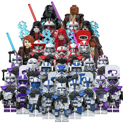 HOT T0YS Anime Figure Building Blocks Clone Trooper Shock Trooper Figure building blocks Palpatine Anakin Skywalker Toys