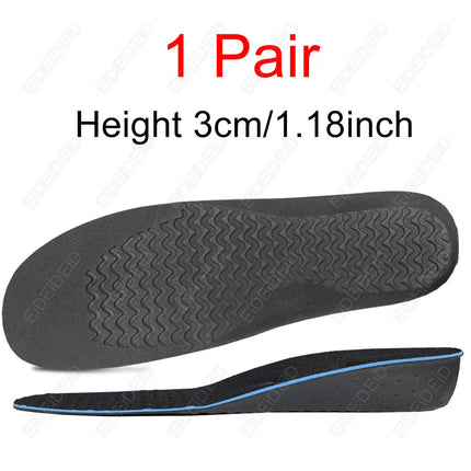 2-5cm Magnet Invisible Height Increase Insoles Templates Insoles For Feet Arch Support Heighten Orthopedic Shoes Sole Pad Unisex
