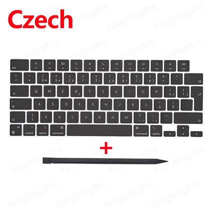 New Replacement Keyboard Keys Keycaps For Macbook Air 13" M2 A2681 Keycap Key Cap UK US RU ES FR IT DK NO DE KR PT HU 2022