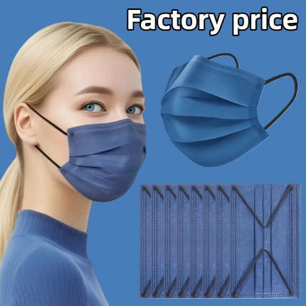 200Pcs 4-Layer Protective Disposable Masks - Breathable and Comfortable, Adjustable Ear Loops and Snugly Fitting Nose Pads, Perfect for Outdoor Activities, Home, Commuting, Office, School, Unisex and High Aesthetic App