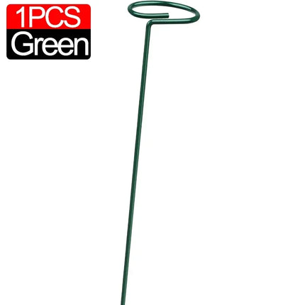 35/45/55cm Garden Support Stake Ring Metal Garden Plant Support Single Stem Shrub Holder for Plants Rose Flowers Vegetables Vine