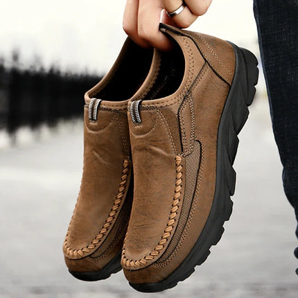 Oversized Men's Casual Shoes 2023 New Fashion Business Men's Shoes Outdoor Thick Sole Sports Shoes Retro Casual Men's Shoes