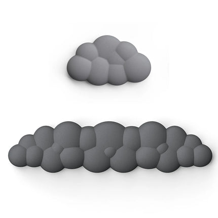 Mouse pad with wrist rest keyboard cloud anti-slip desktop office gamer mouse wrist rest Ergonomic keyboard mouse pad wrist rest
