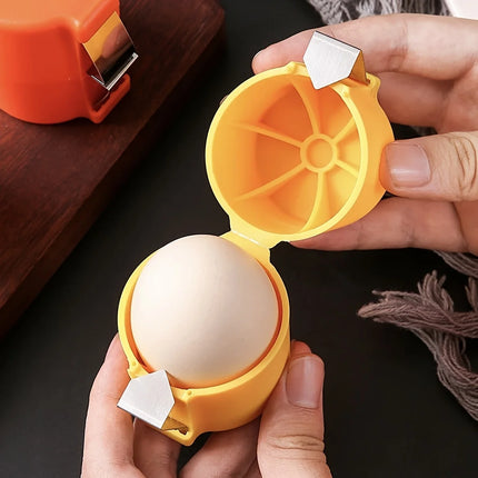 3pcs/1pc Stainless Steel Eggshell Separator - Quick Peel & Yolk Splitter, Durable Kitchen Baking Essential With - product ima