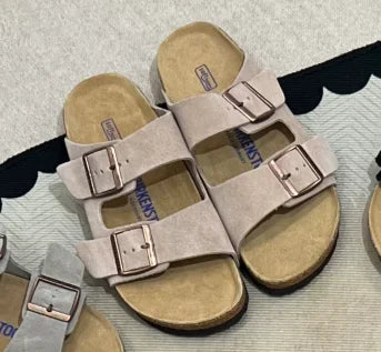 Double breasted sandals, outdoor flip flops, men's and women's soft shoes for outdoor wear