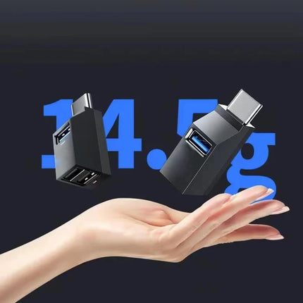 Whistle Shape Type C HUB USB3.0  2.0 Out USB Cable Splitter Disk Reader Data Transfer Extend Adapter Mouse Keyboard Converter