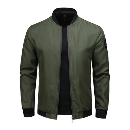 Men Solid Casual Outerwear Jacket New Arrival Spring Autumn Loose Versatile Fashion Coat Daily Casual Outdoor Male Clothing