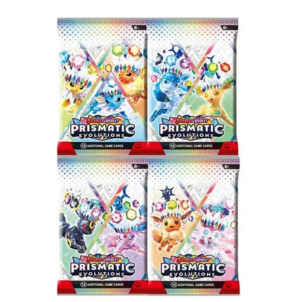 Pokemon Card 10/20 Pcs Prismatic 151 Evolutions English Booster Battle Pokemon Cards Battle Game Carte Trading Collection Cards