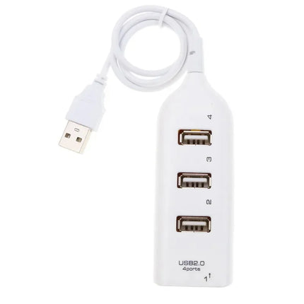High-Speed Mini USB 2.0 Hub 4-Port with Power Adapter, Powered USB Splitter Multi Port Expander for PC Laptop - product image