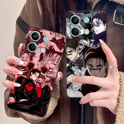 Jujutsu Kaisen Choso Mobile Phone Case for POCO M7 M6 M5 M4 M3 X7 X6 X5 X4 X3 Pro GT 5G Colour Printing Cover Smartphone Luxury