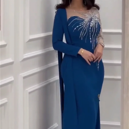 Customized High Quality Sexy Jewel Mermaid S Formal Occasion Gown Vestido De Fiesta فساتين حفلات العودة للوطن 무도회 드레스
