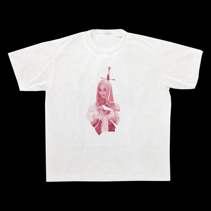 2026 Poppy American Female Singer Graphic Mens Womens Cotton TShirt Streetwear Vintage Fashion Unisex Summer Casual Tee Clothing