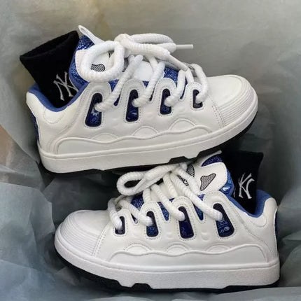 Trendy men's shoes, outdoor sports new thick-soled breathable casual shoes, non-slip and comfortable running shoes, tennis shoes