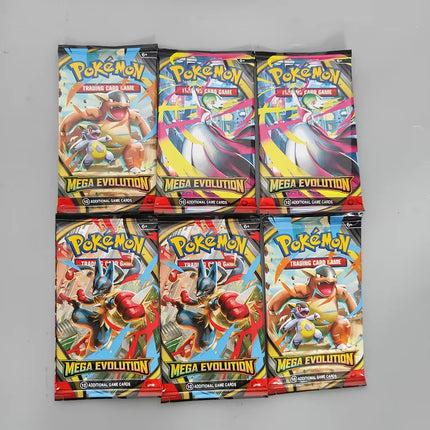 360Pcs Pokemon Card MEGA EVOLUTION Lucario Prismatic Evolutions Game Cartoon English Booster Battle Transaction Card Gift