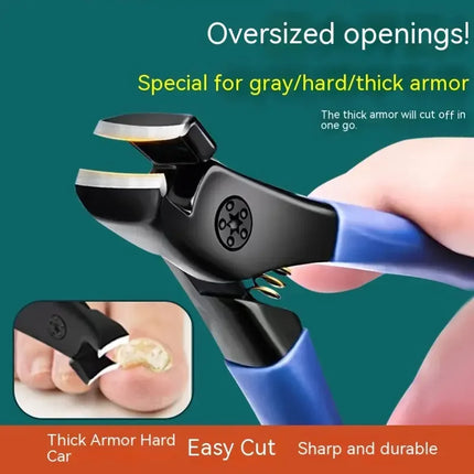 Professional Toenail Scissors Set - Extra Large Opening, Easy To Trimmer, , Ergonomic, Easy To Grip, Waterproof - product ima