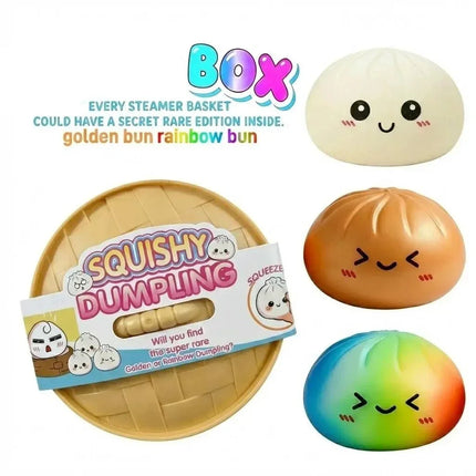 Halloween Ghost DumplingsToy Soft Slow Resilience Squishy Toy Fidget with Steamer Steamed Stuffed Bun Squishy Pinch Le