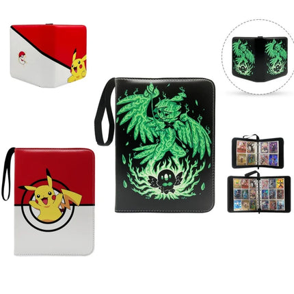 Pokemon 4 -Pocket 9-Pocket Binder Anime Card Pack Booklet - Anime Tcg Card Album & Collector’s Folder Card Holder Festival Gift