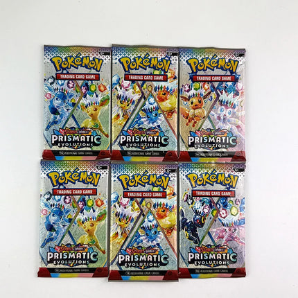 Pokemons Card 10/20pcs Prismatic Evolutions English Booster Battle Pokemons Card Game Carte Trading Collection Cards