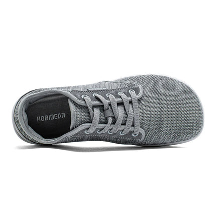 HOBIBEAR Minimalist Barefoot Shoes Unisex Wide Toe Zero Drop Walking Sneakers Mesh Lightweight Breathable Shoes